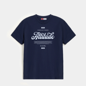 GRAPHIC Essential Crew Neck Shirt – Dark Blue