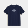 GRAPHIC Essential Crew Neck Shirt – Dark Blue