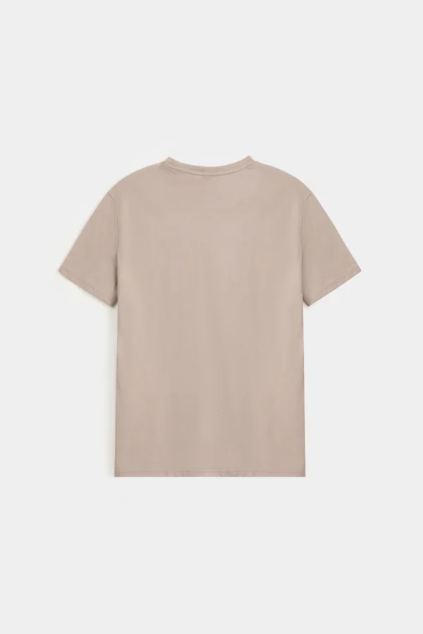 Essential Crew Neck Shirt - Light Brown