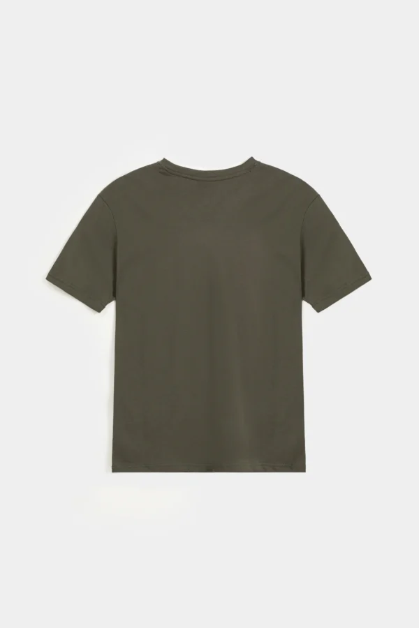 BASIC V-NECK T-SHIRT Dark Brown