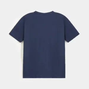 GRAPHIC Essential Crew Neck Shirt – Dark Blue