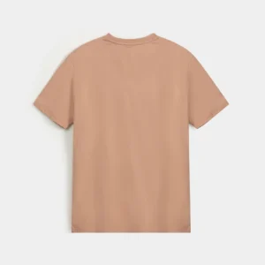 Essential V-Neck Shirt- Peach