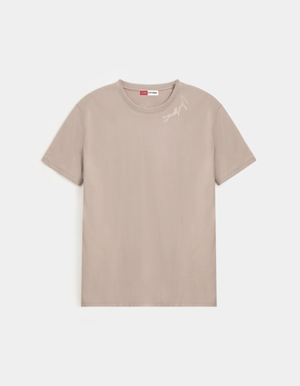 GRAPHIC Essential Crew Neck Shirt – Light Brown