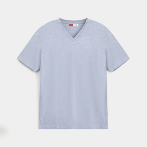 Essential V-Neck Shirt - Dark Gray