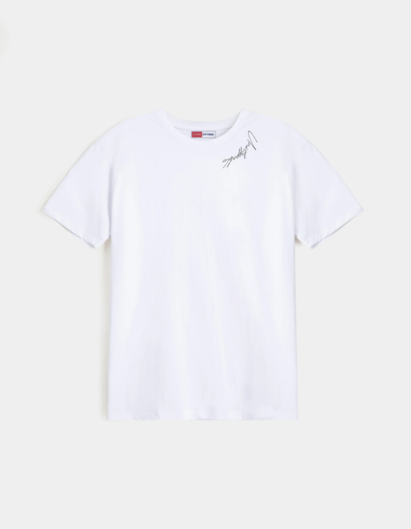 GRAPHIC Essential Crew Neck Shirt – White