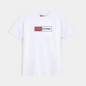 GRAPHIC Essential Crew Neck Shirt – White